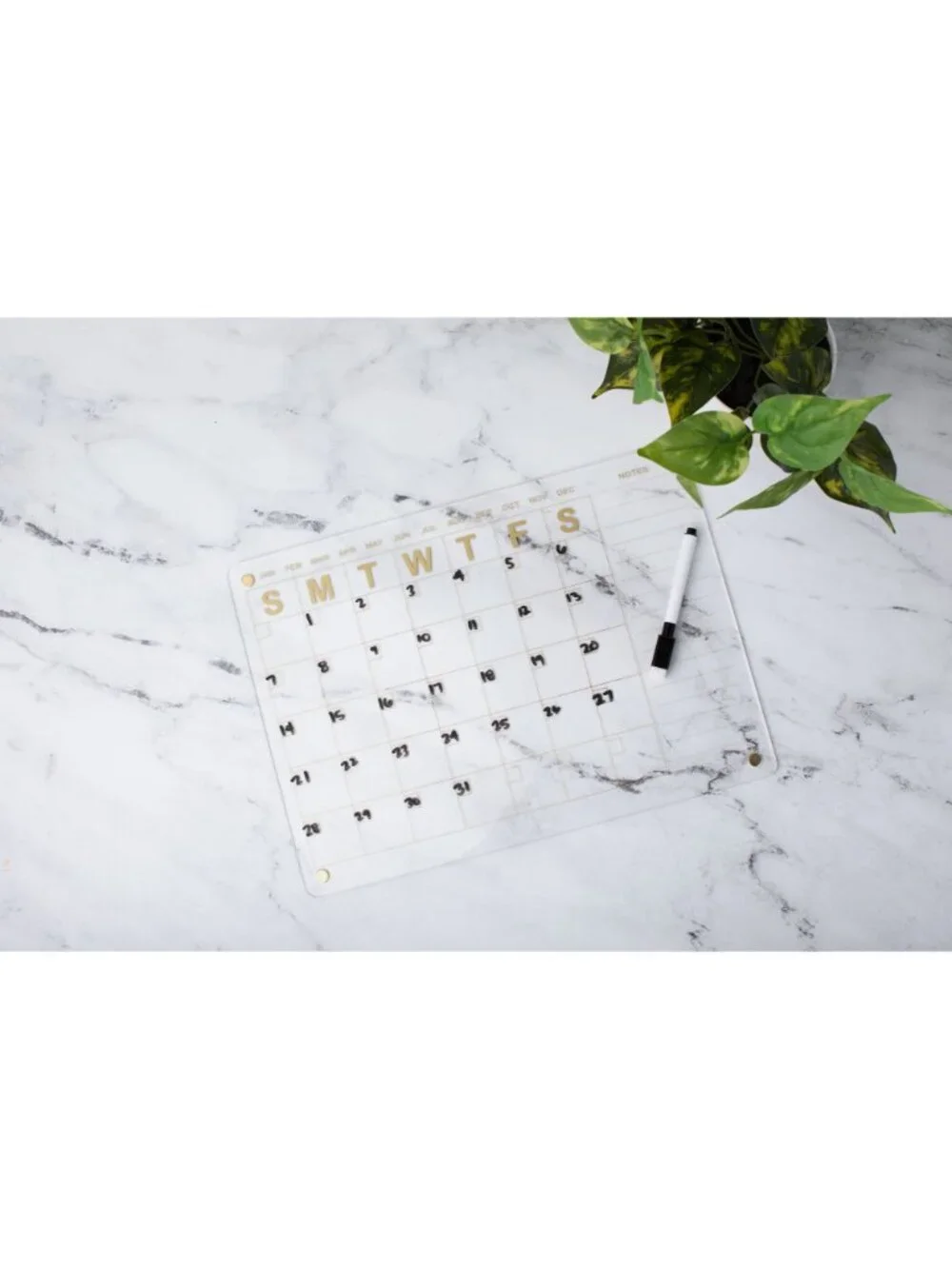 Acrylic Magnetic Fridge Calendar • 16.5